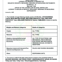 ANTARES WEIGHING DEALER LICENCE1